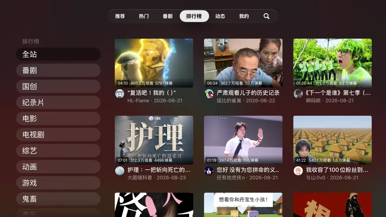 排行榜